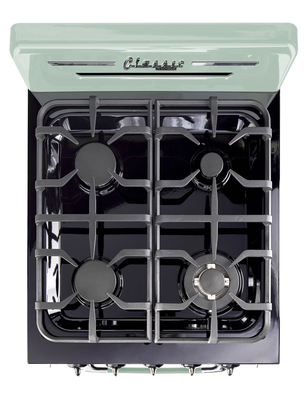 Unique Classic Retro 24" 2.9 cu/ft Freestanding Gas Range with Convection Oven and Sealed Burners