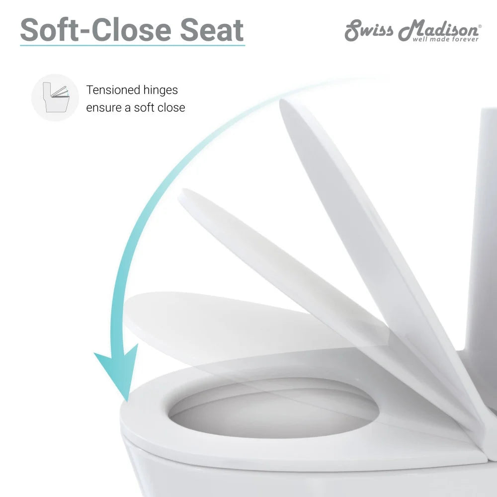 Cache Two-Piece Elongated Toilet Dual-Flush 1.1/1.6 gpf