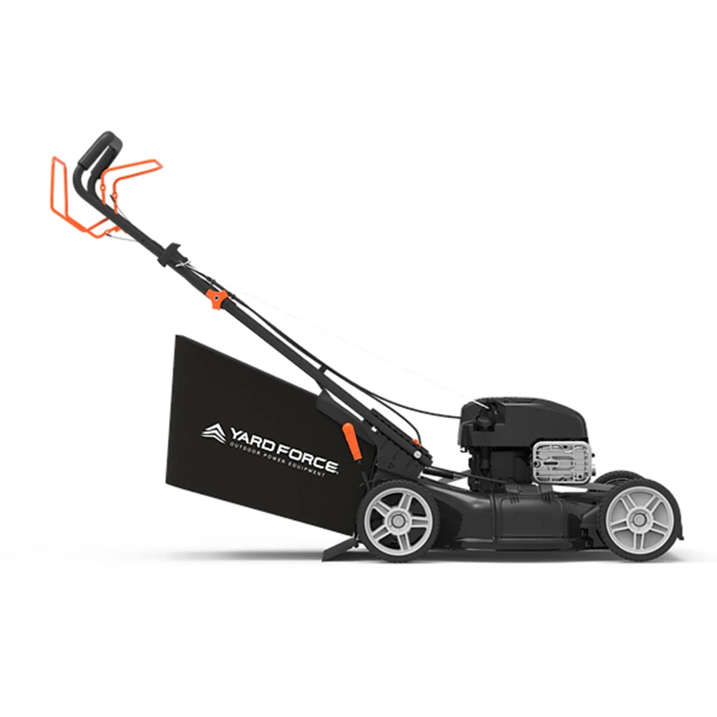 Yard Force Self Propelled FWD 3-n-1 Gas Push Lawn Mower with 22" Steel Deck