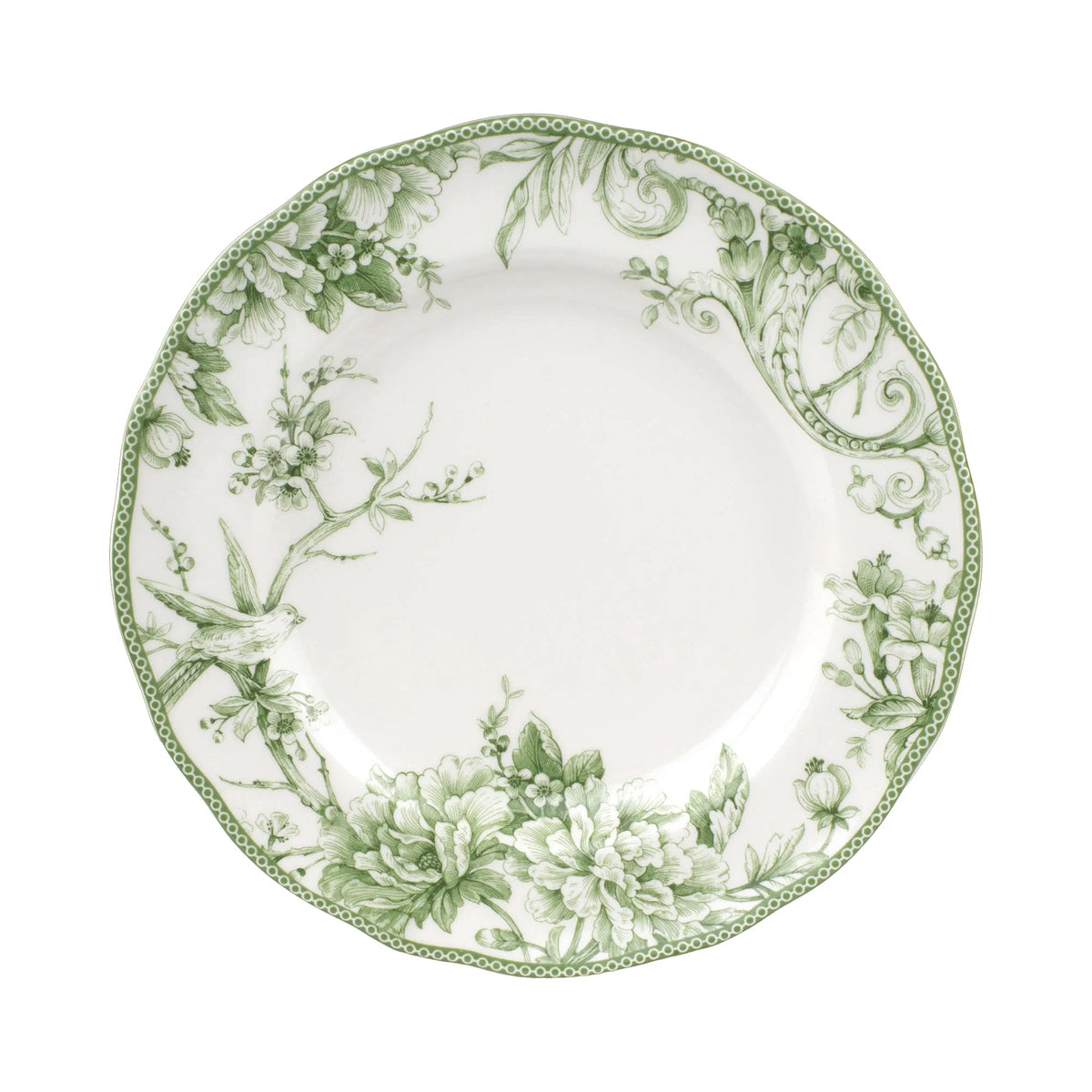 222 Fifth Adelaide Round 16-Piece Porcelain Dinnerware Set, Black Toile