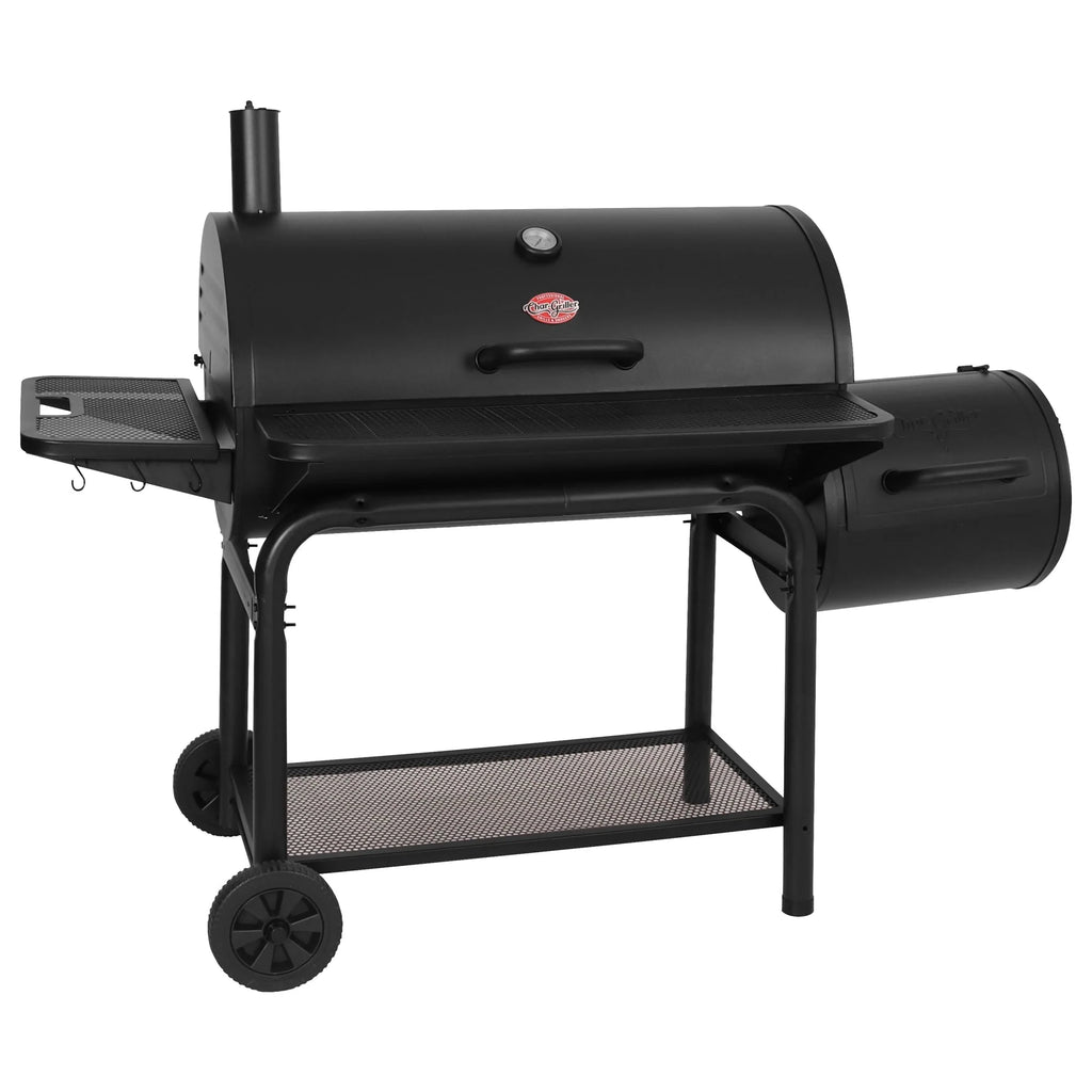 Char-Griller Smokin�?Outlaw Charcoal Grill and Offset Smoker