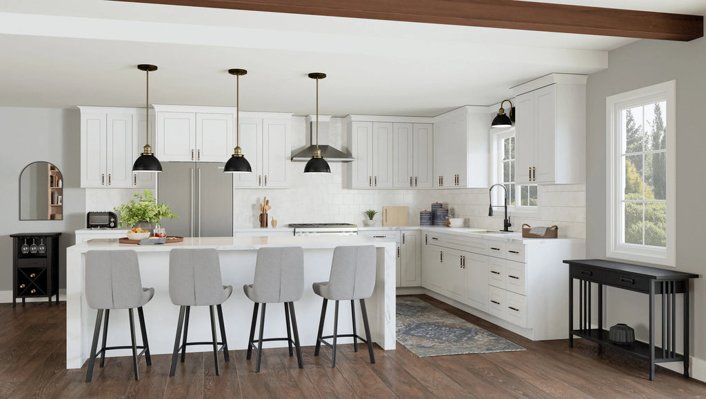 Design House Brookings Ready to Assemble Shaker Style Wall Kitchen Cabinet (15" x 36" x 12"), White