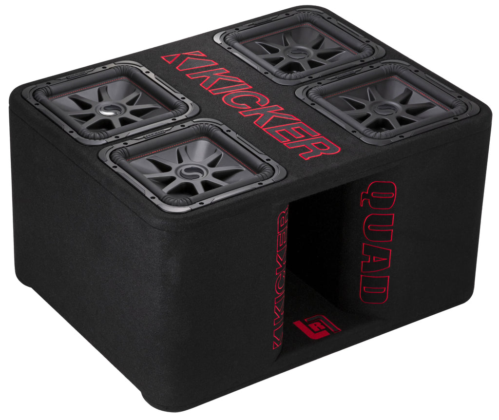 Kicker Surround Sound 47QL7R12 Car Subwoofer, Black, 12"