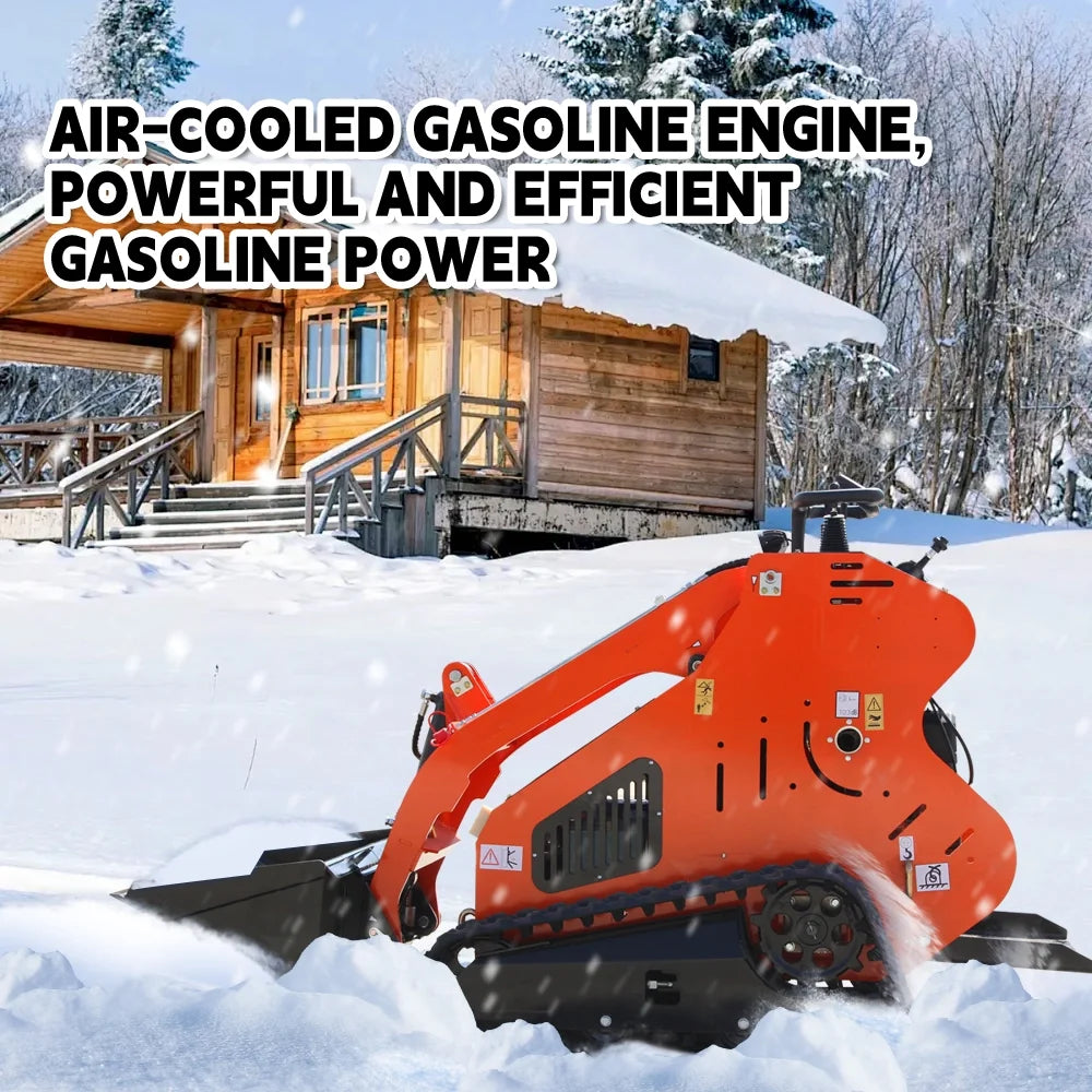 DigMaster 13.5HP Mini Track Skid Steer Loader  Gas Engine 551 lb Lift Capacity Ideal for Small to Medium Jobs and Tight Spaces  EPA Certified
