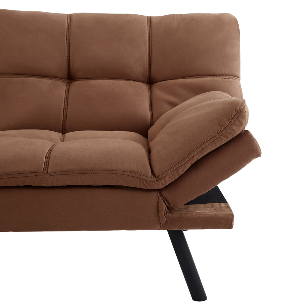 Mainstays Memory Foam Futon with 72",Black