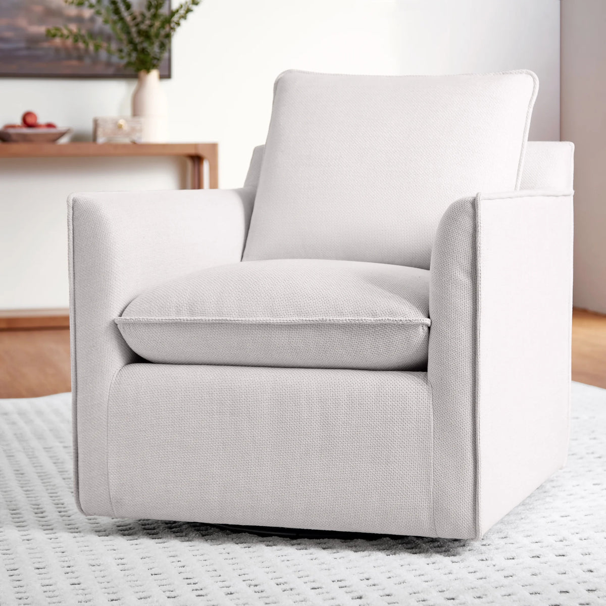 My Texas House Briar 2 Accent Chairs & 1 Sofa, Bundle Cream Linen