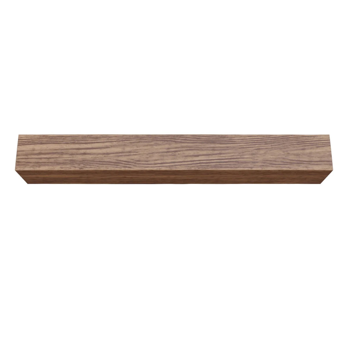 Ekena Millwork 3 1/2"W x 3 1/2"H x 120"L 3-Sided (U-Beam) Mena HeritageTimber Faux Wood Ceiling Beam, Kona Brown