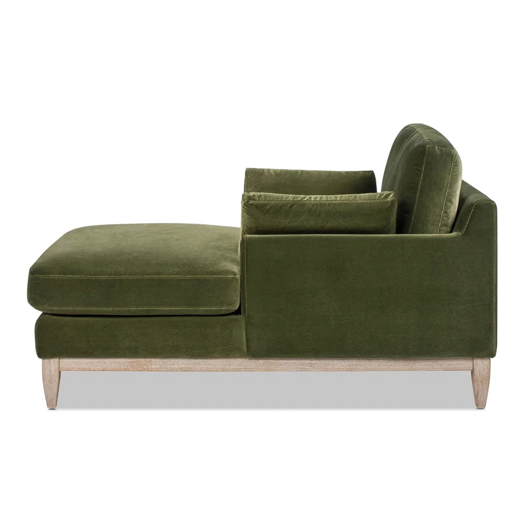 Velvet Sofa Couch, Mid Century Modern 75.5 inch 3-Seater Sofa with Back Cushions and 2 Bolster Pillows, for Small Space,Bedroom, Apartment, Olive Green