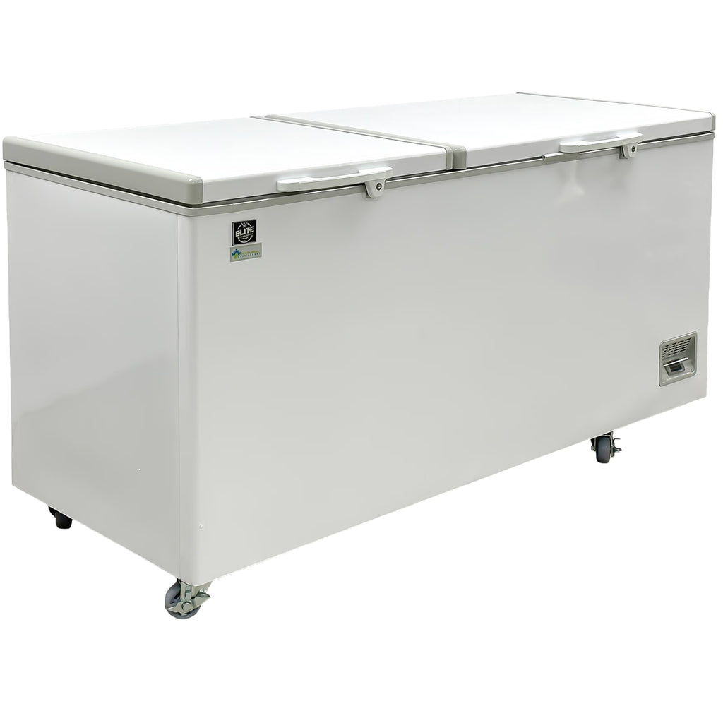72 in. Commercial Chest Freezer 18 Cu.Ft. Deep Freezer with Top Open Door White