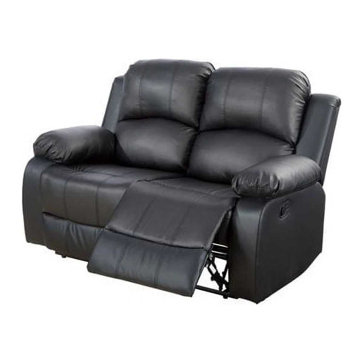 Ainehome Furniture 3-Pieces Recliner Sectional Sofa Set, Reclining Living Room Sofa, Loveseat, Chair (Black, Living Room Set 3+2+1)