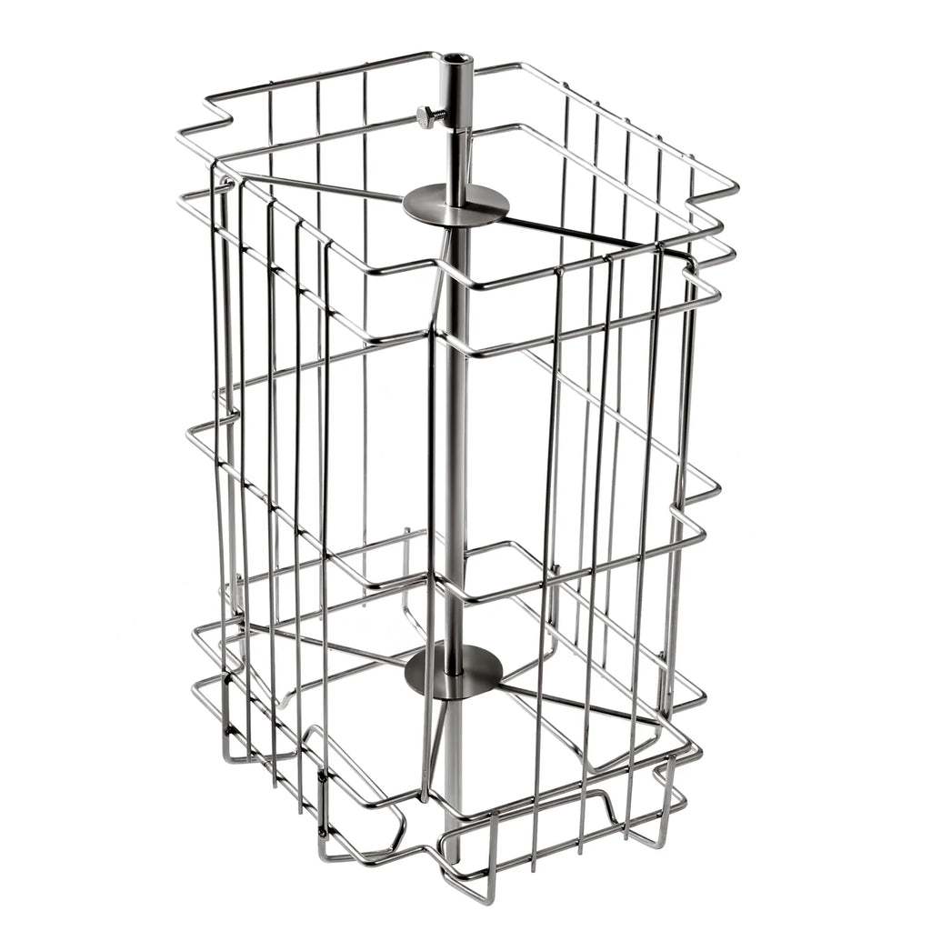 BENTISM Manual Honey Extractor, 2/4 Frames Beekeeping Equipment Stainless Steel with Height Adjustable Stand and Transparent Lid, Silver