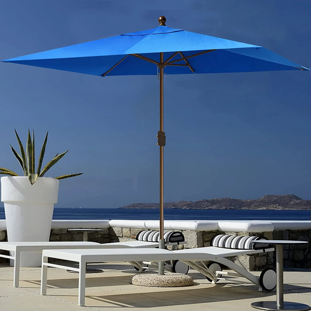 EliteShade Sunumbrella 6x6Ft Square Market Umbrella with Ventilation