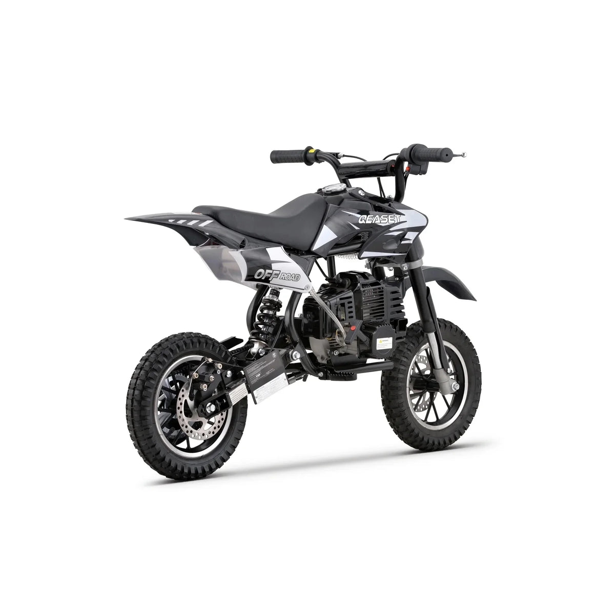 QEASET 49CC Dirt Bike, Gas Powered Mini Bike, Red