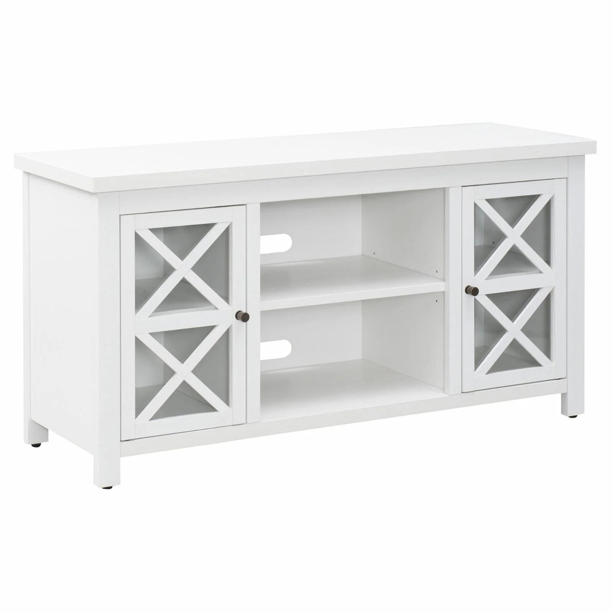 Evelyn&Zoe Colton TV Stand for TV's up to 55", White