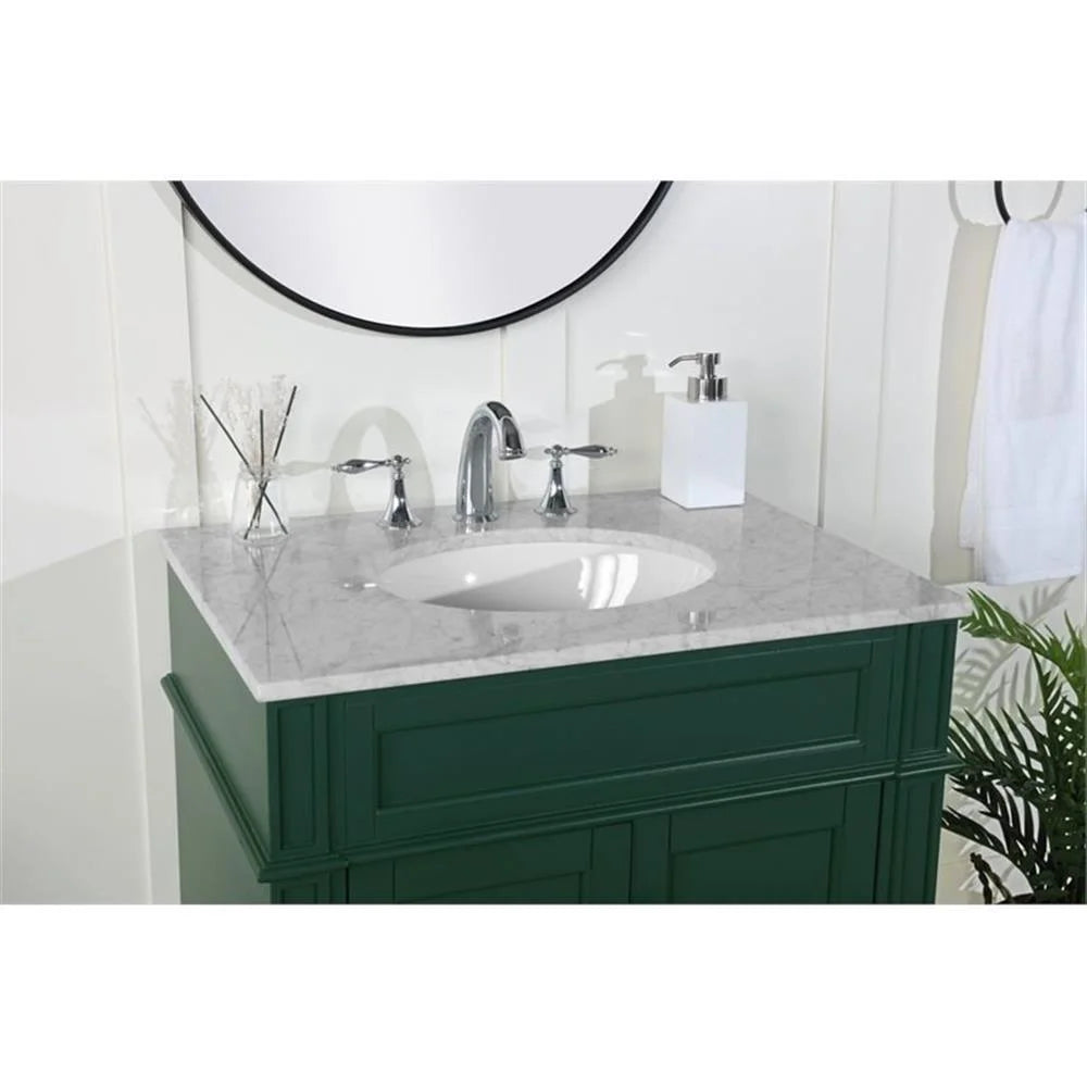 Elegant Kitchen and Bath 30 inch Single bathroom vanity in Grey