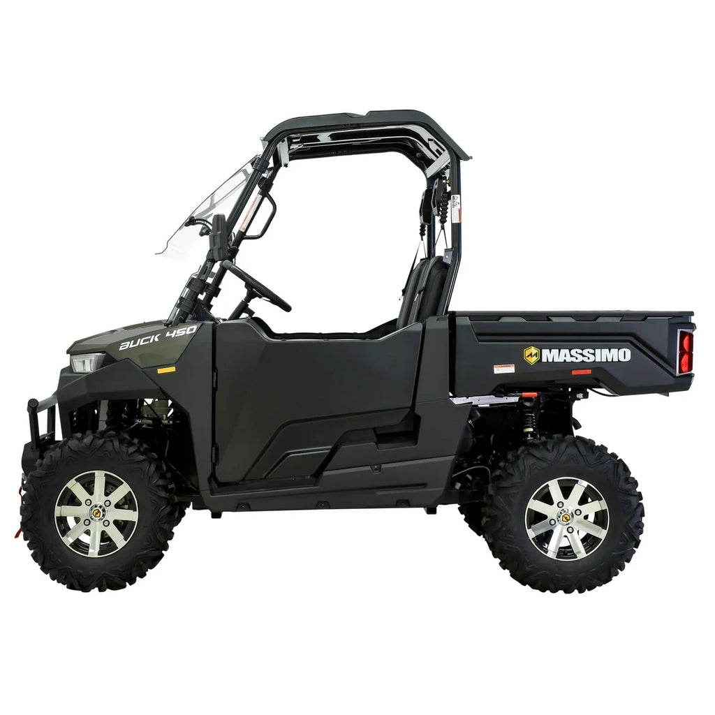 Massimo Buck 450 Side by Side UTV, EFI, 4 Stroke, 325cc, 25.5 HP, 4X4, 3000lb Winch - Red