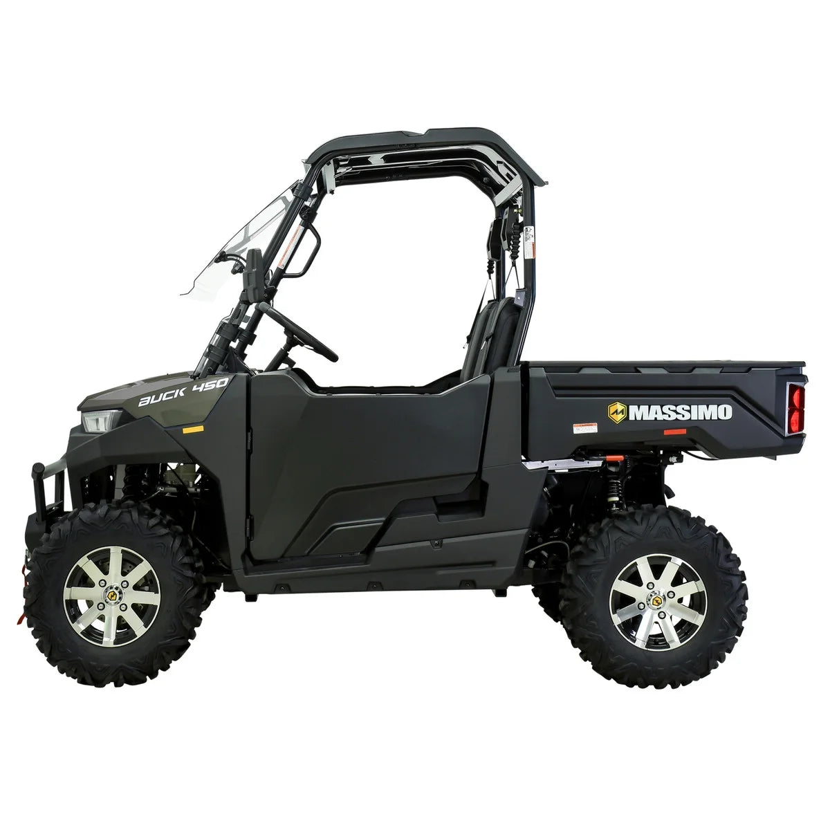 Massimo Buck 450 Side by Side UTV, EFI, 4 Stroke, 325cc, 25.5 HP, 4X4, 3000lb Winch - Red