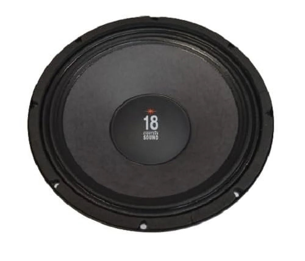 18 Sound 12MB720-8 Midbass Driver 500 Watts AES 1000 Watts Peak Compact 2-Way Reflex Enclosures 8-Ohms PRO Audio Car Motorcycle Component Speaker
