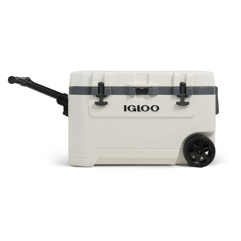 Igloo 72 QT Overland Ice Chest Cooler with Wheels, White