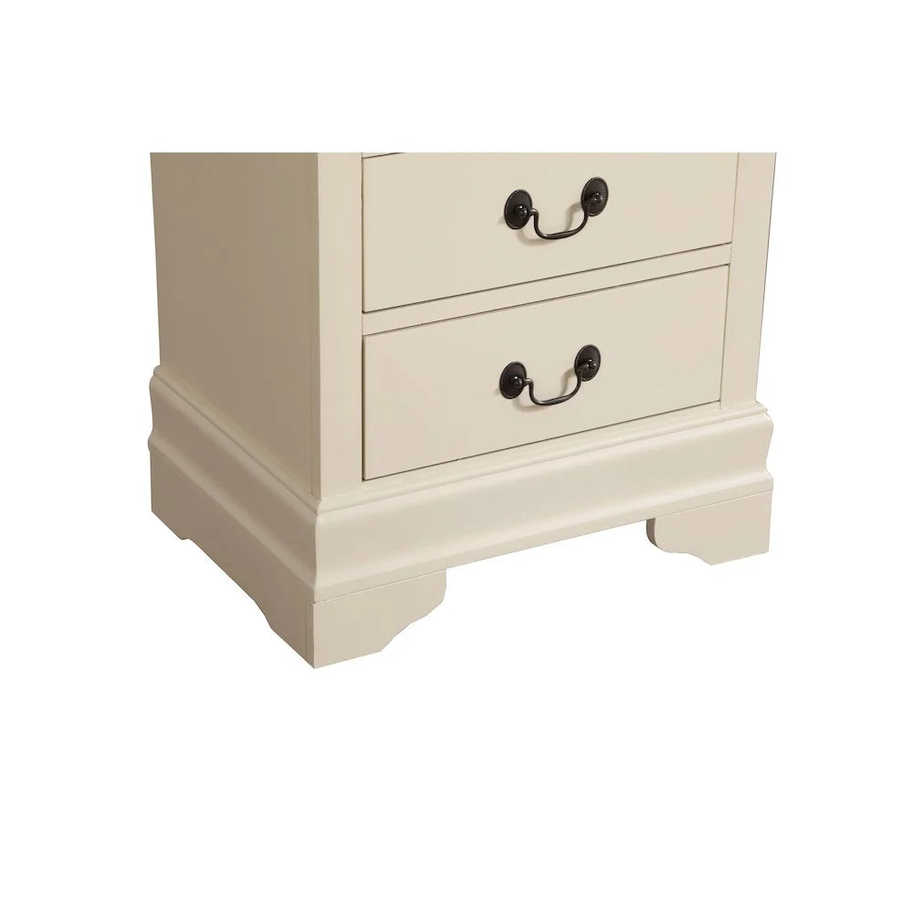 Glory Furniture Louis Phillipe 7 Drawer Lingerie Chest in Cherry