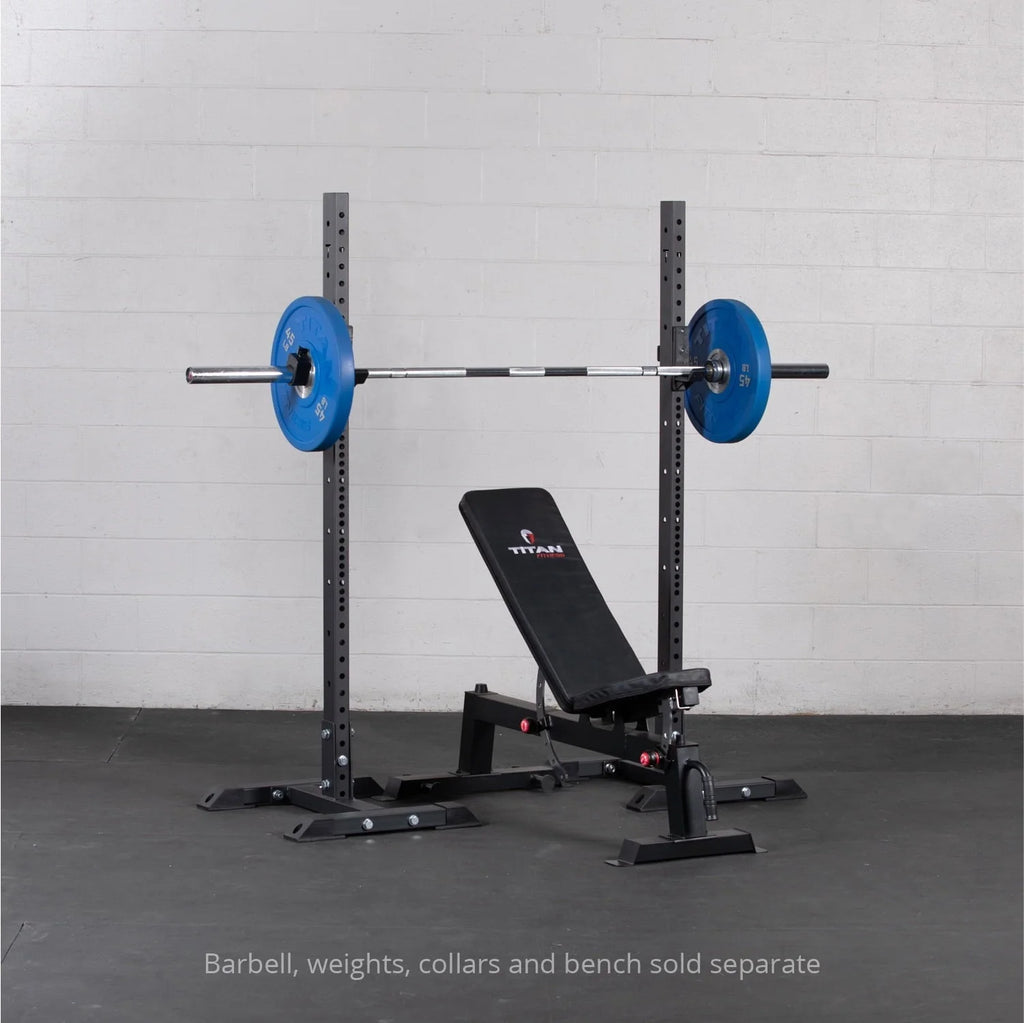 Titan Fitness T-3 Series Independent Squat Stand J-Hooks