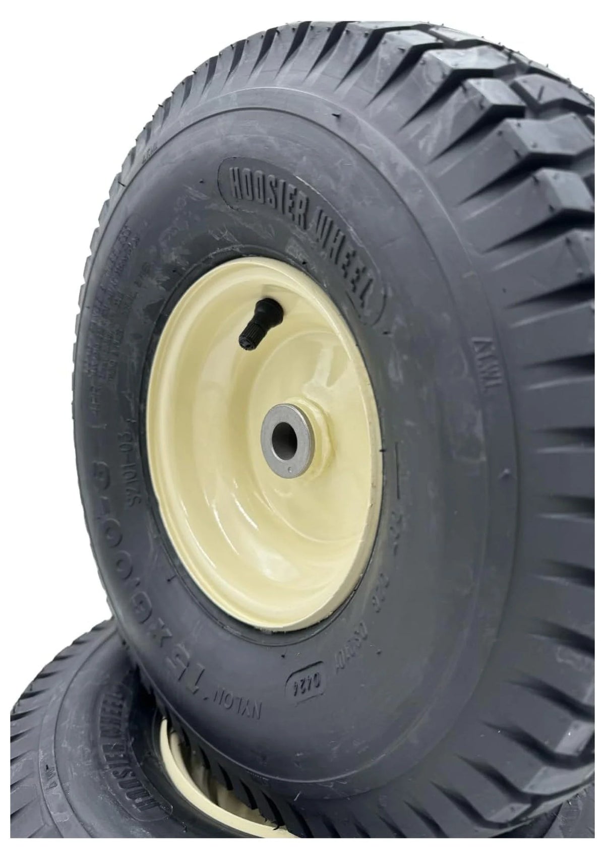 Set of 2-15x6.00-6 Beige Cub Replacement Wheel - Fits 3/4 Inch Axle, 3.39 Offset Hub (Compatible with 634-05166, 634-05166)