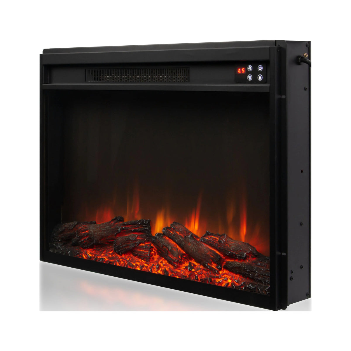 FESTIVO Farmhouse TV Stand with Electric Fireplace for up to 65" TVs -Grey