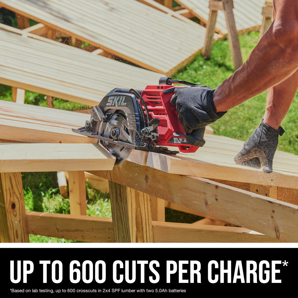 SKIL CR5429B-20  2x20V Brushless 7-1/4'' SKIL Rear Handle Circular Saw Kit