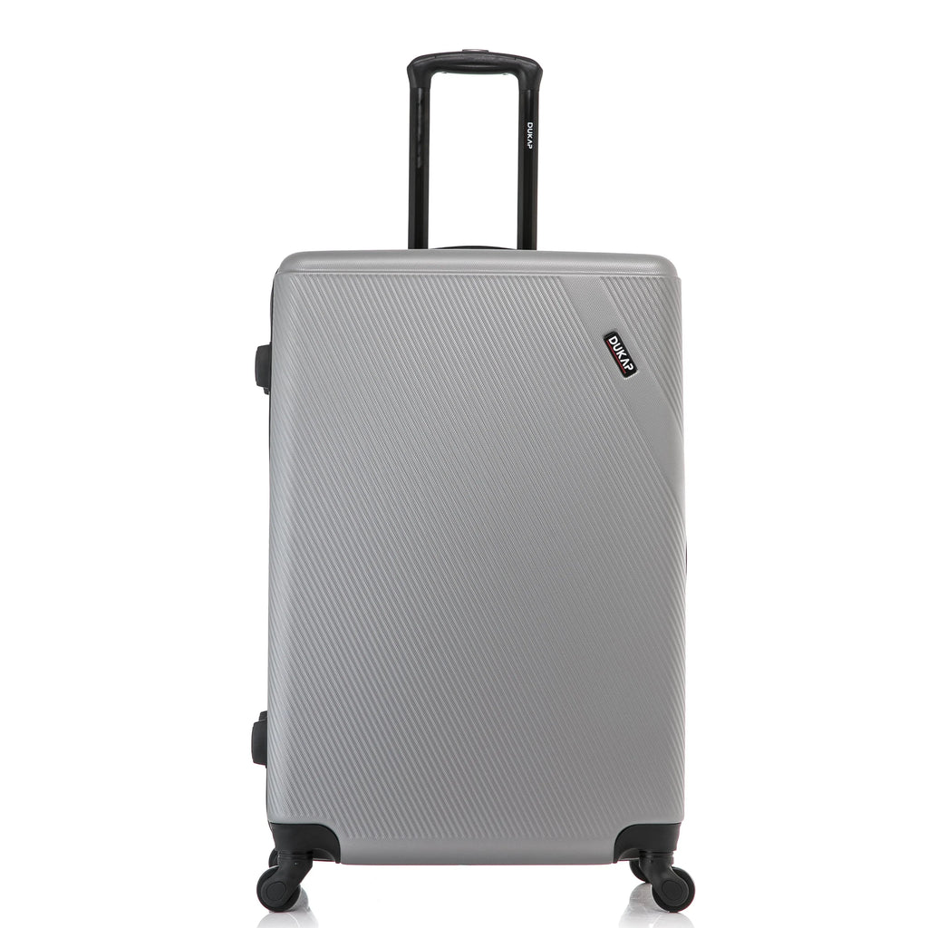 DUKAP Discovery 28" Hardside Lightweight Luggage with Spinner Wheels, Handle and Trolley, Pink