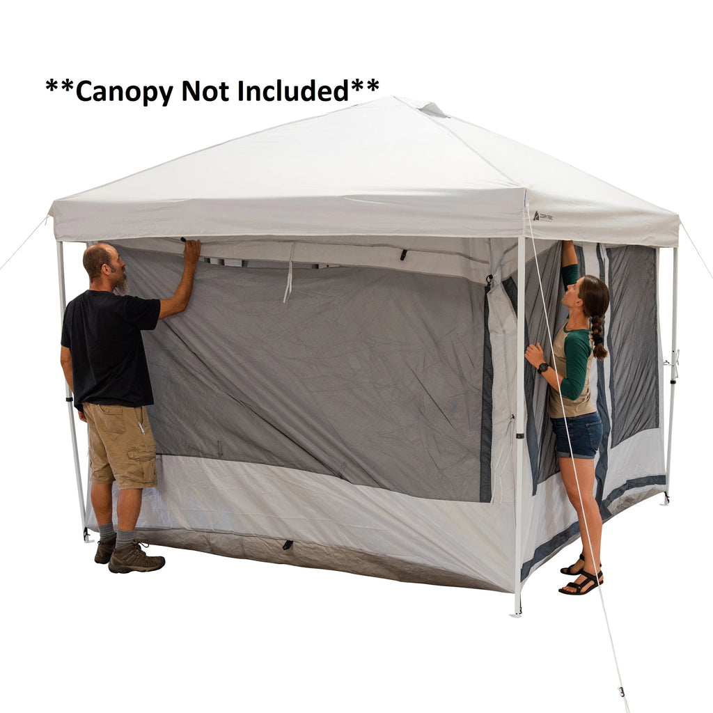 Ozark Trail 7-Person 2-in-1 Screen House Connect Tent with 2 Doors, Canopy Sold Separately