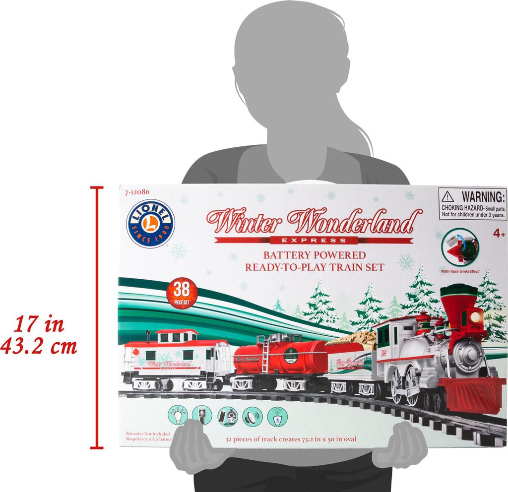 Winter Wonderland Battery Operated Train Set with Remote