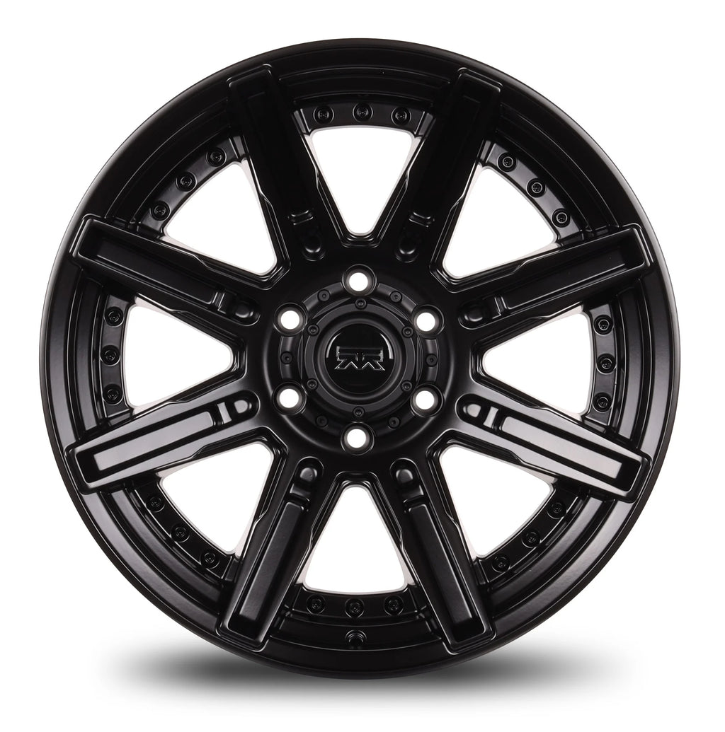 20x9 Mudder Trucker MT502 Stroker Matte Black 6x135 ET1 wheel rim