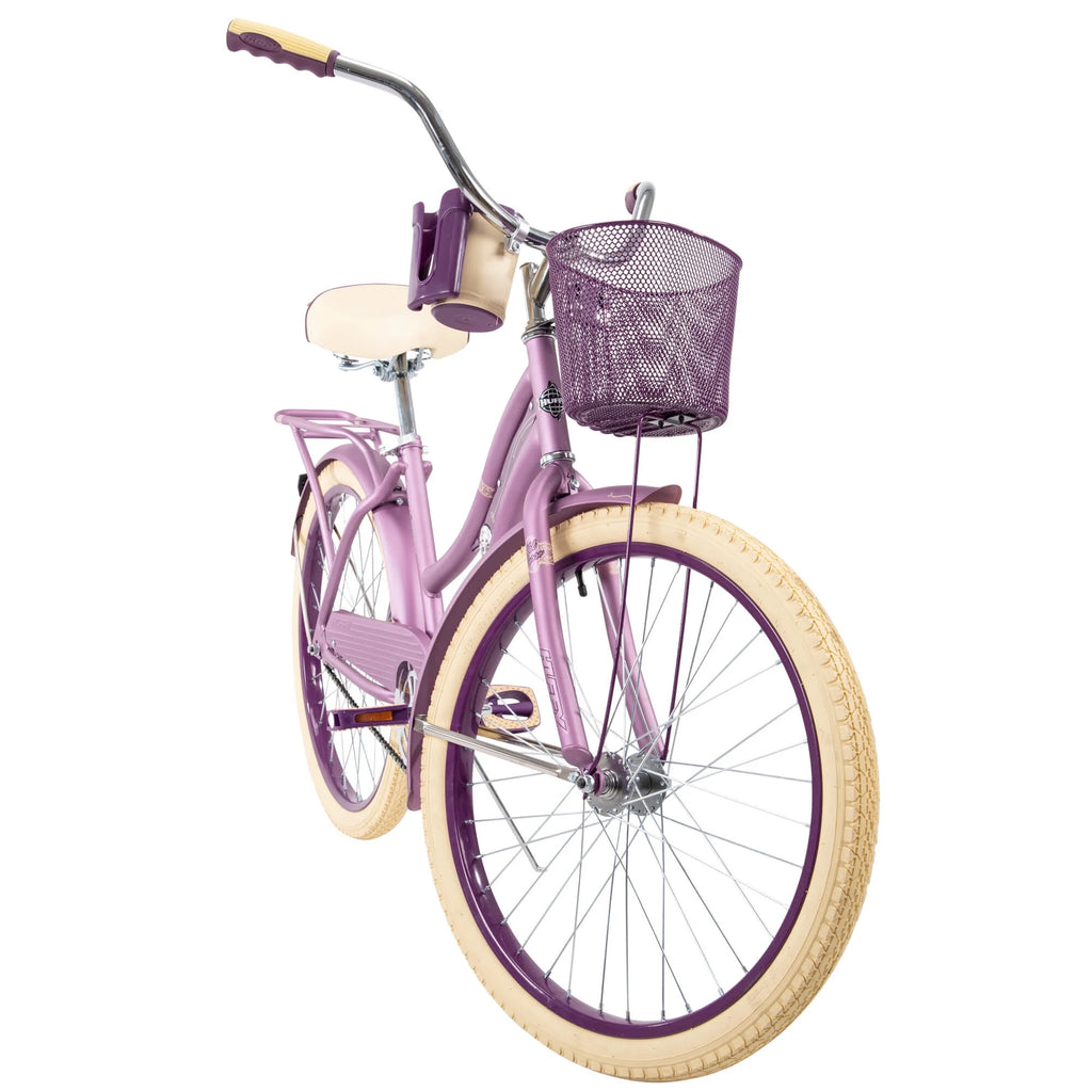 Huffy 24" Nel Lusso Cruiser Bike, Fits Riders 4'8" - 5'8", Purple, Adult, Women's