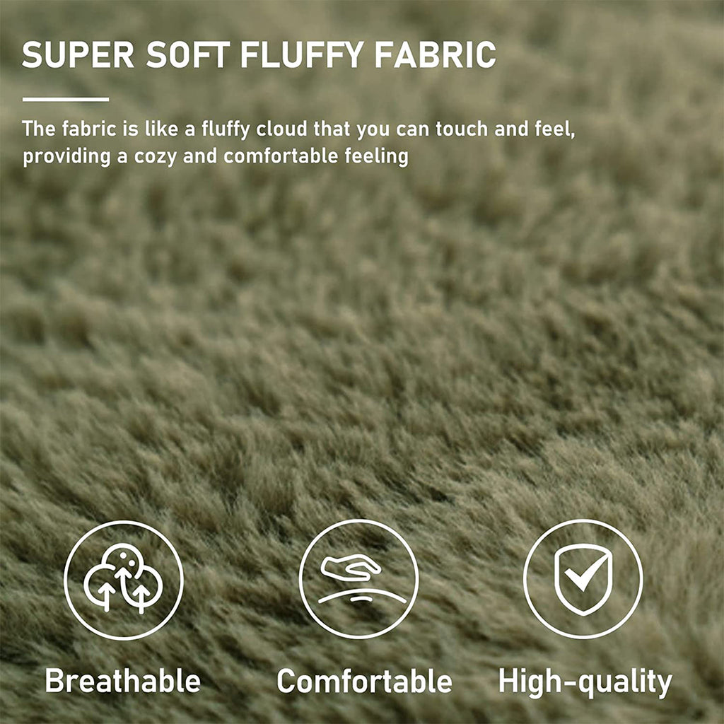 Folding Sofa Bed,Extra Thick and Long Fluffy 4 Position Convertible Flip Lounge Chair,Foam Filling Folding Matress Sofa Bean Bag with Washable Cover,Grey,39x95 Inch