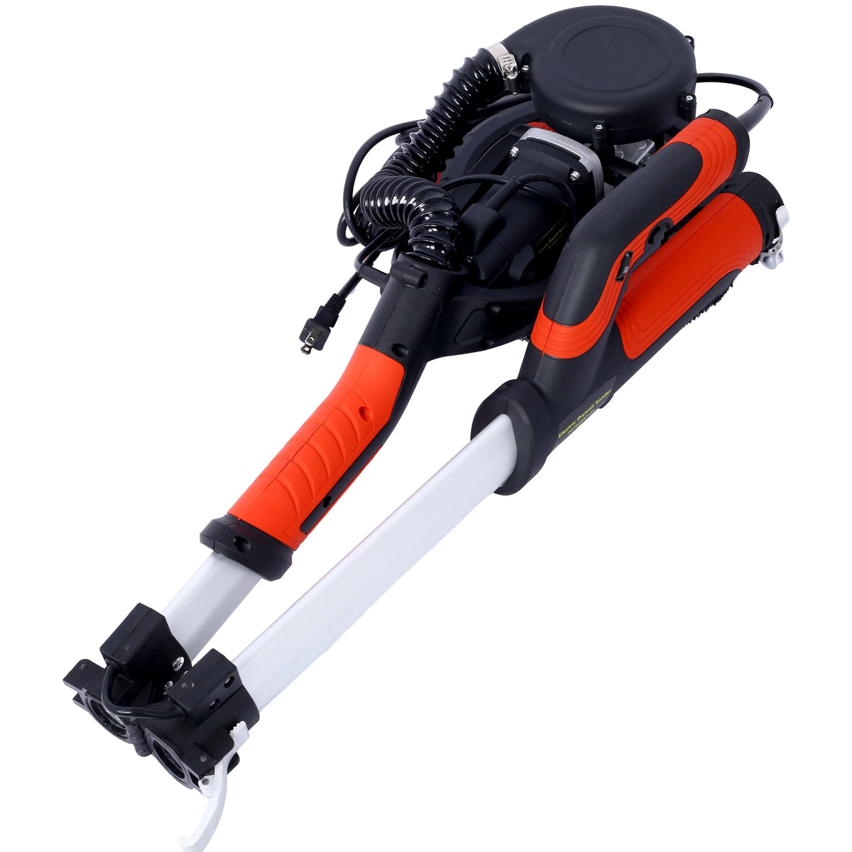 Electric Drywall Sander with Vacuum, 780W Power Sander for Drywall Dustless Floor Sander with Variable Speed 900-1800RPM, LED Light, Extendable, Foldable Handle, 4M Power Cable, Yellow+Black