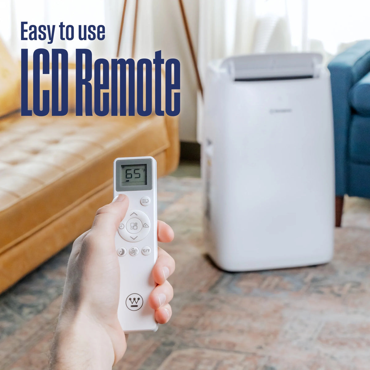 Westinghouse 12,000 BTU Portable Air Conditioner & Dehumidifier with Remote & Smart App, up to 550 Sq Ft