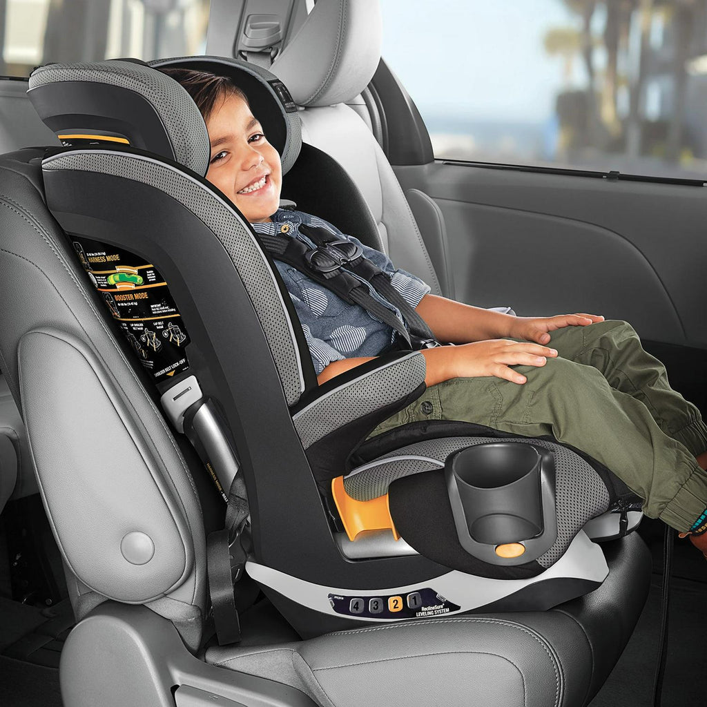 Chicco MyFit Zip Harness and Booster Car Seat - Nightfall (Black). New