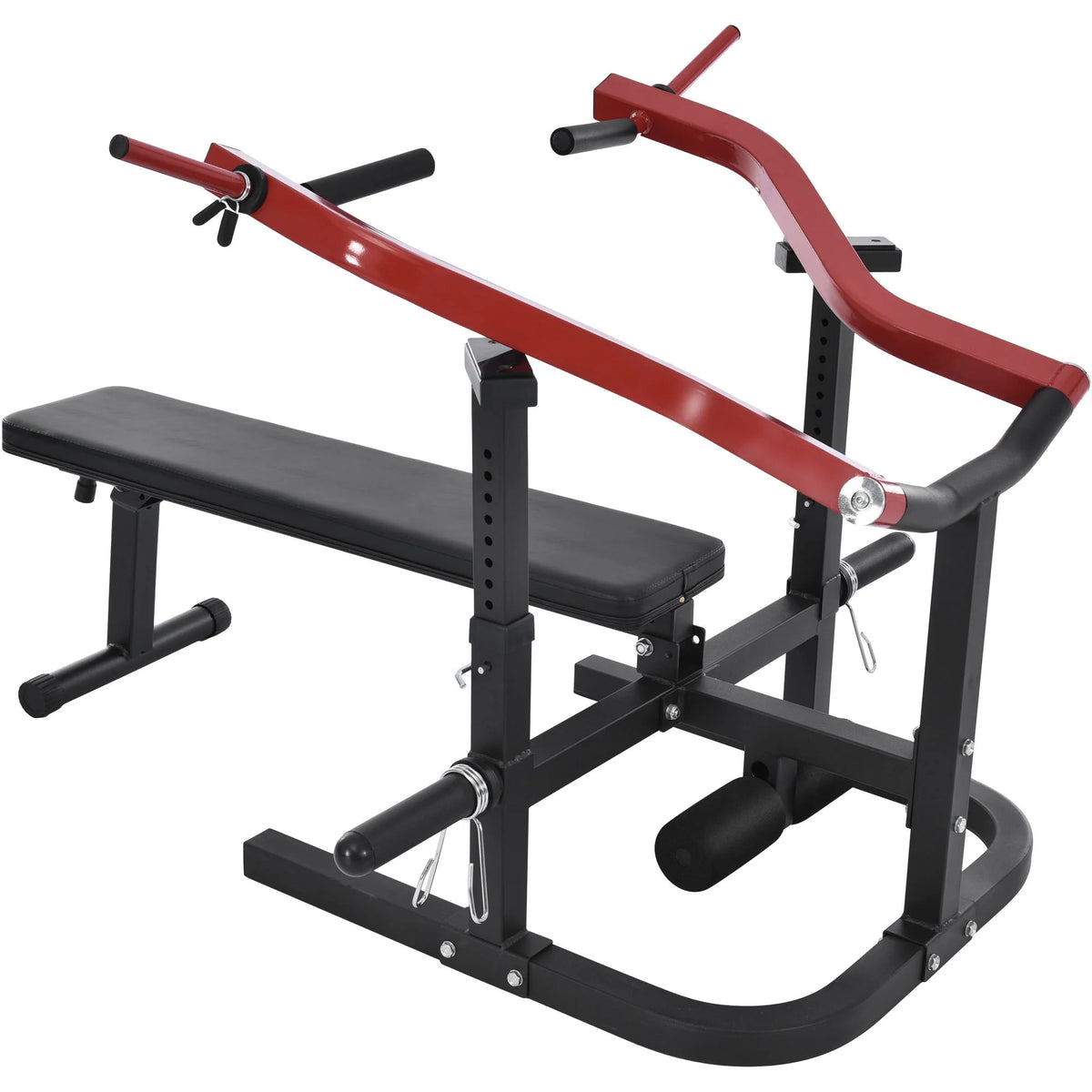Euroco Weight Bench Press Machine Adjustable Flat Incline Bench for Chest & Arm Ab Workout, Home Gym Equipment