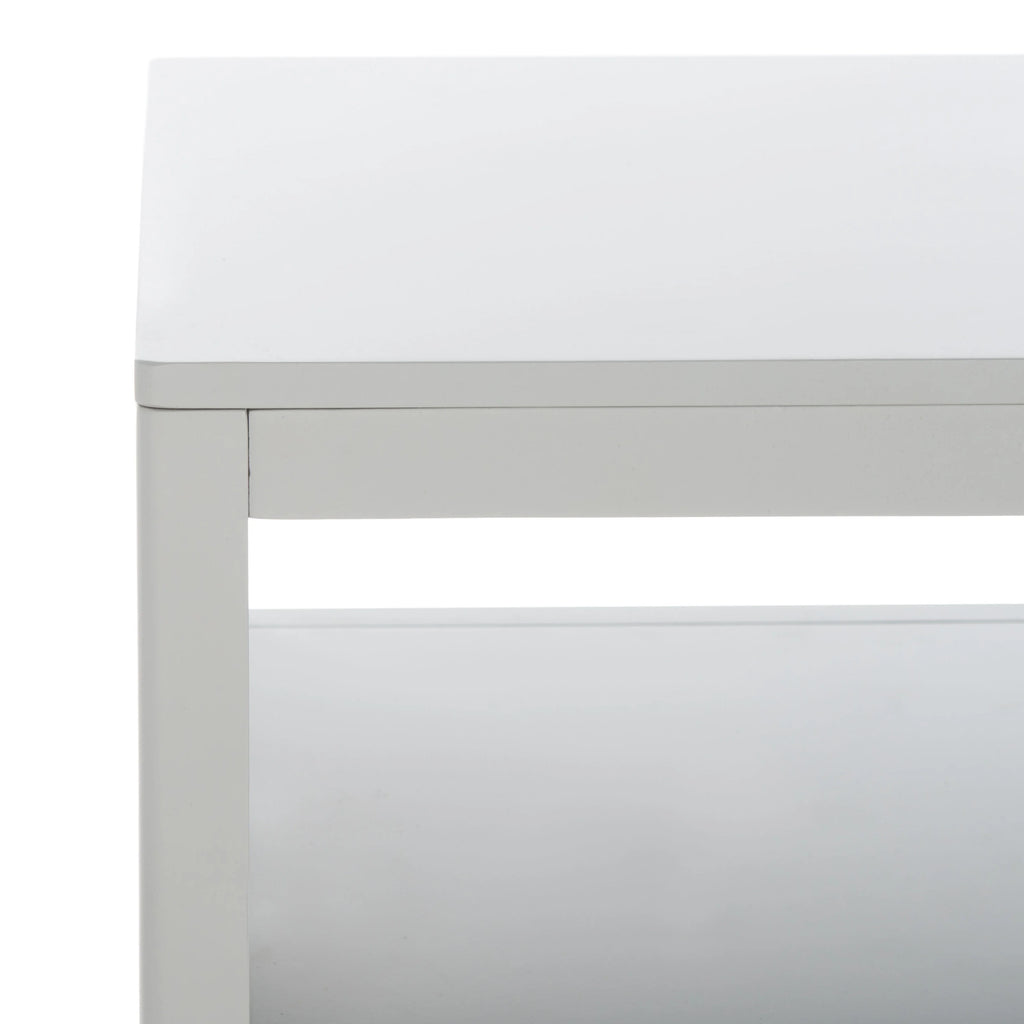SAFAVIEH Miya Solid 2 Shelf Coffee Table Wood, Natural