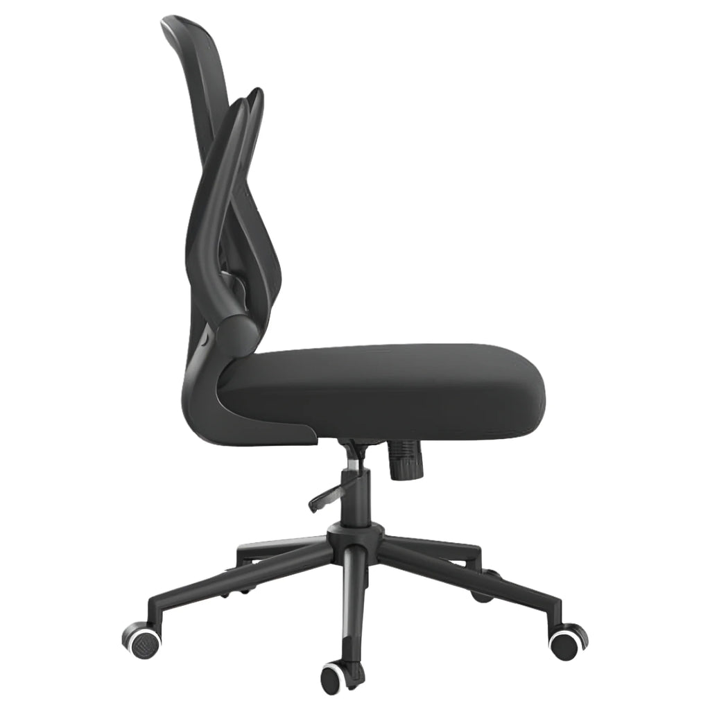 Hbada Office Chair, Ergonomic Desk Chair, Computer Mesh Chair with Lumbar Support and Flip-up Arms, Gray