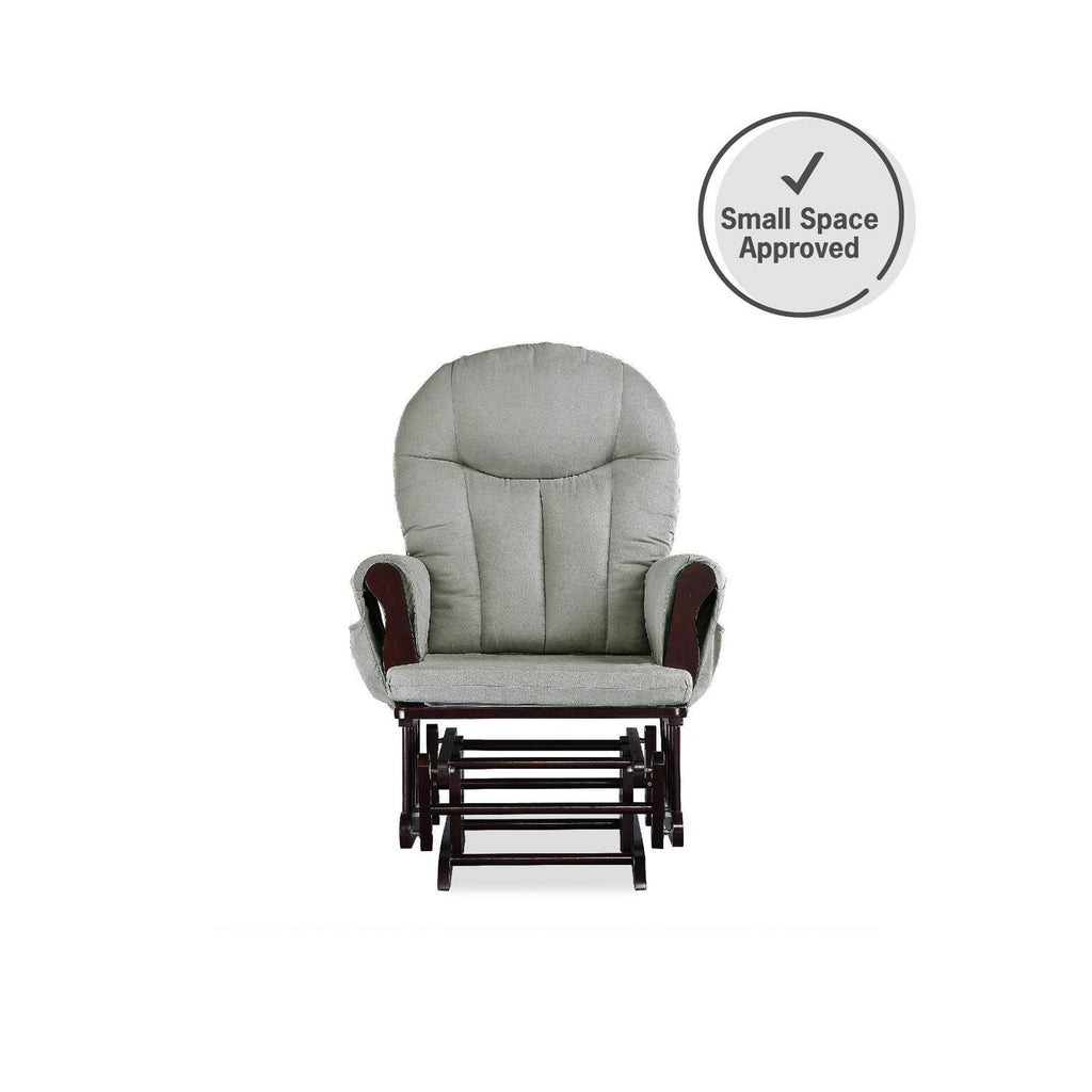 Baby Relax Huntington Glider Rocker. Gray and Espresso