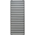 TOTAL Outdoor Waterproof Aluminum Privacy Screen for Louvered Pergolas, UV Resistant, Wind Blocking, Gray (Pergola Not Included)