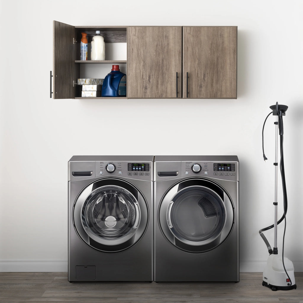 Prepac Elite Wall Cabinet, Versatile Adjustable Garage Wall Cabinet by Prepac, Tall 3-Door, 54"W x 24"H x 12"D, BEW-5424, Black