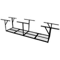 2x8FT Overhead Garage Storage Rack,Adjustable Storage Organization System,Heavy Duty Metal Garage Ceiling Storage Racks,450lbs Weight Capacity