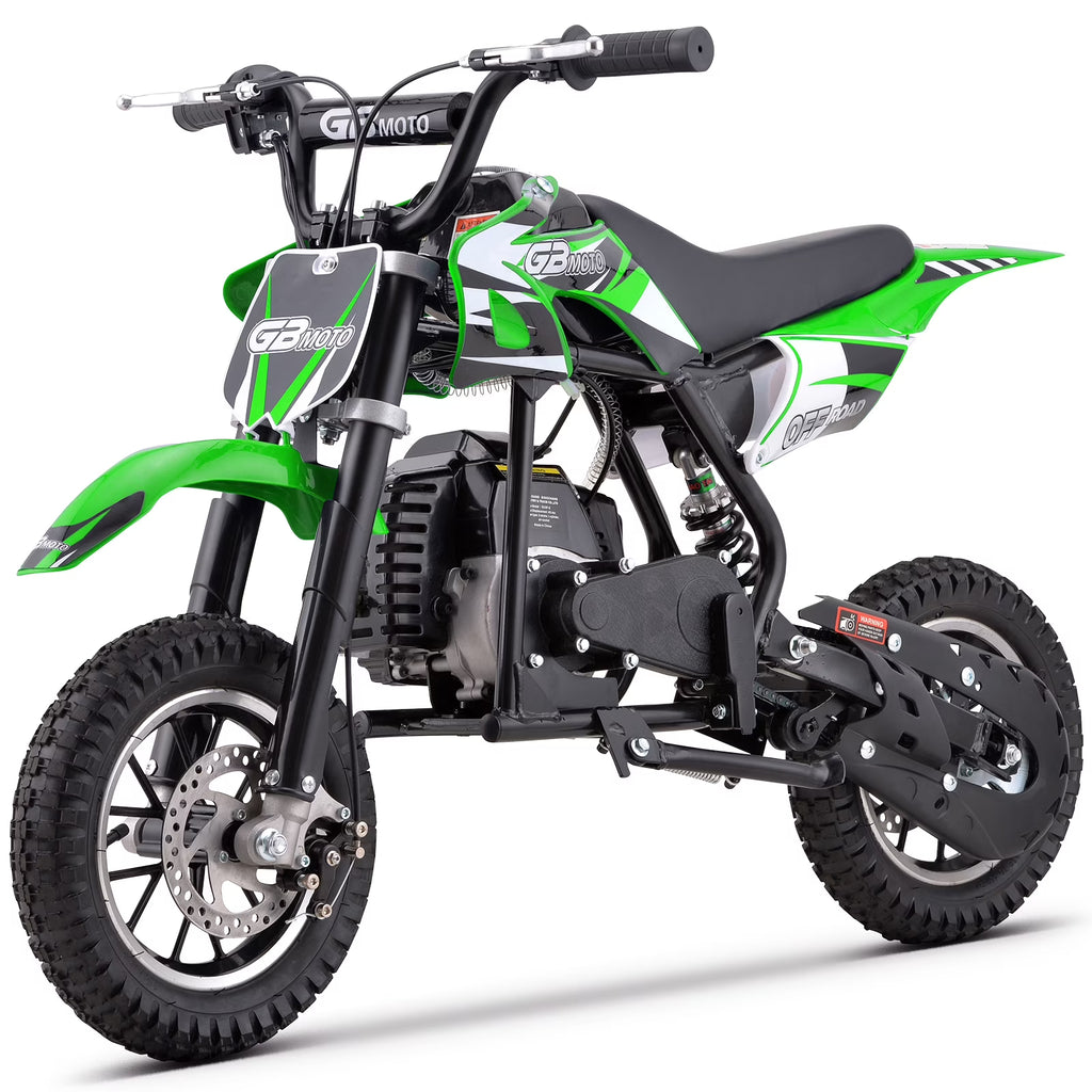 49cc Dirt Bike for Kids, Tcdjtc Gas Dirt Bike with 27 Miles Max Range, Kids Dirt Bike with 18 MPH Max Speed, Gas Powered Dirt Bike with 132 LBS Capacity, Mini Motorcycles for Kids, Gas Mini Bike