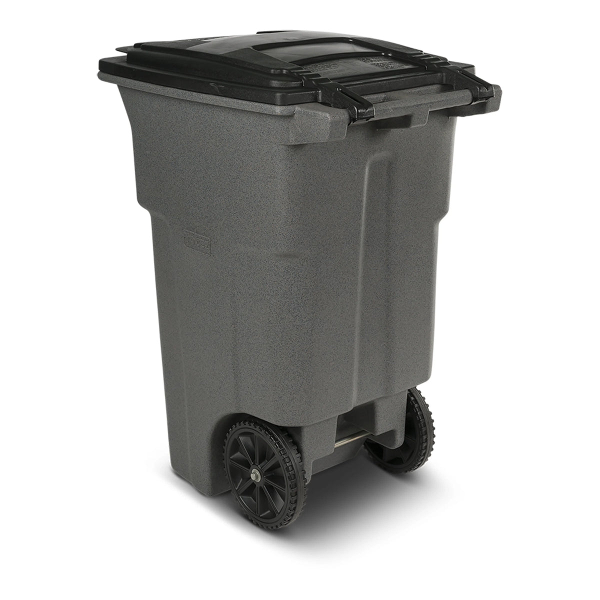 Toter Trash Can Graystone with Wheels and Lid, 64 Gallon