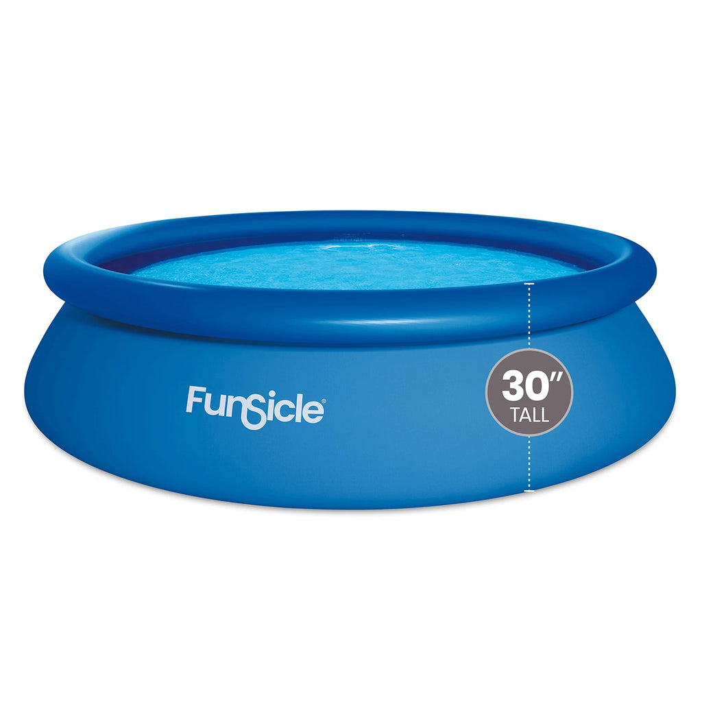 Funsicle 8 ft QuickSet Above Ground Swimming Pool, Round, Age 6 & up