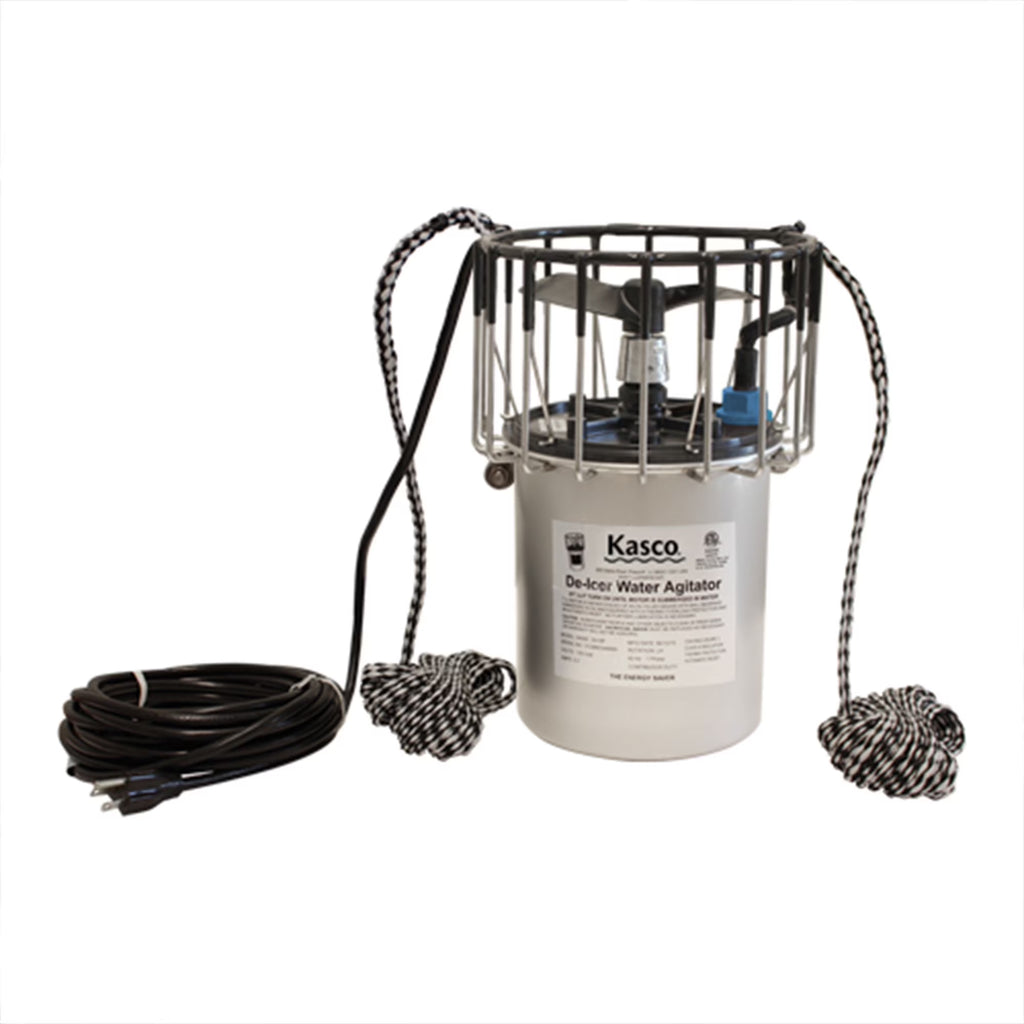 Kasco Deicer 1/2 HP Lake & Pond De-icer 120V �C Single Phase with 25 Ft Electric Power Cord | Water Deicer for Ponds, Lakes & Dock Bubbler