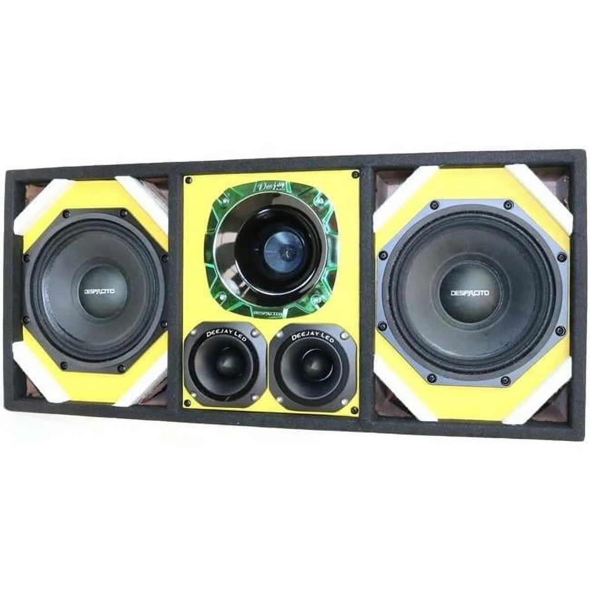 DEEJAY LED TBH8GREEN DEEJAYLED 2 8" Despacito Horn 2 TW Braz
