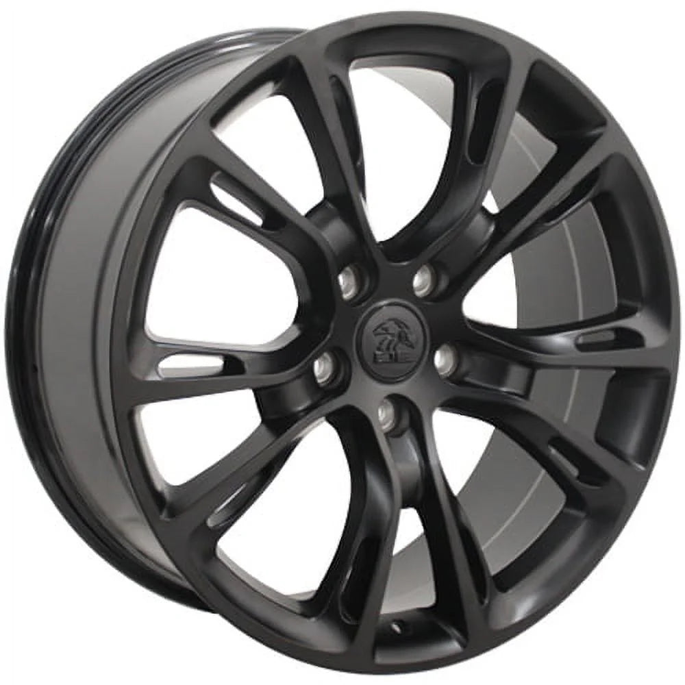 20 inch Rim fits 1999-2018 Jeep Grand Cherokee Style 20x8.5 Satin Black Direct Fit